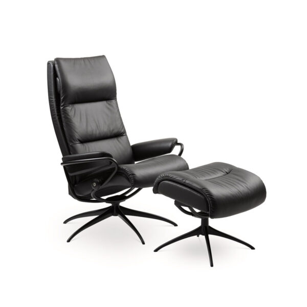Stressless® Tokyo Recliner High Back and Footstool