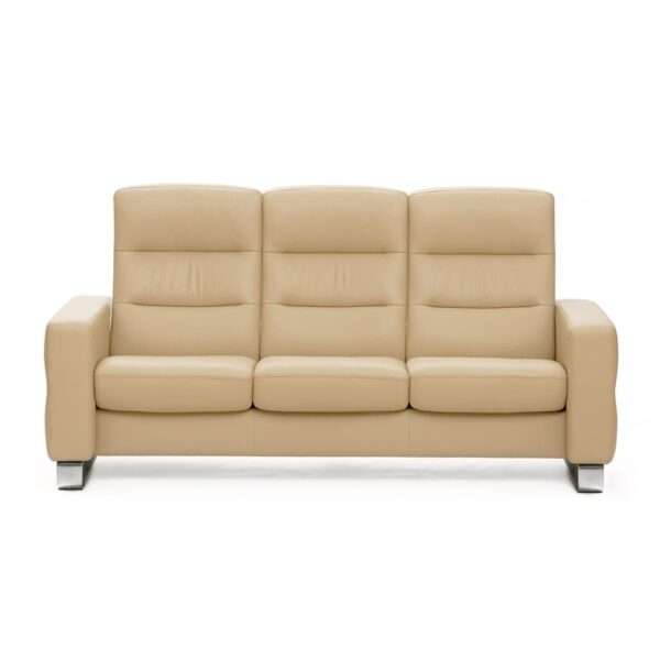 Stressless Wave 3 Seater High Back