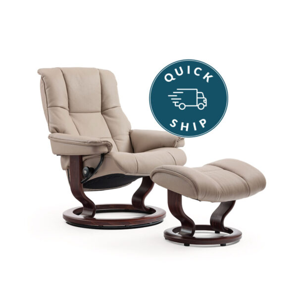 Stressless® Mayfair Recliner Classic and Footstool
